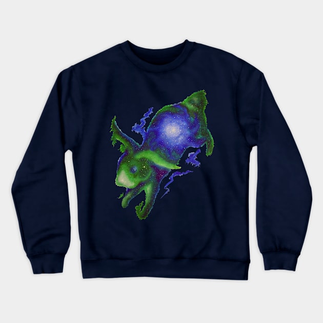 Hare Galaxy Crewneck Sweatshirt by bobygates